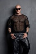 Oversized See-Through Mesh Top | Long Sleeve Festival & Rave Wear