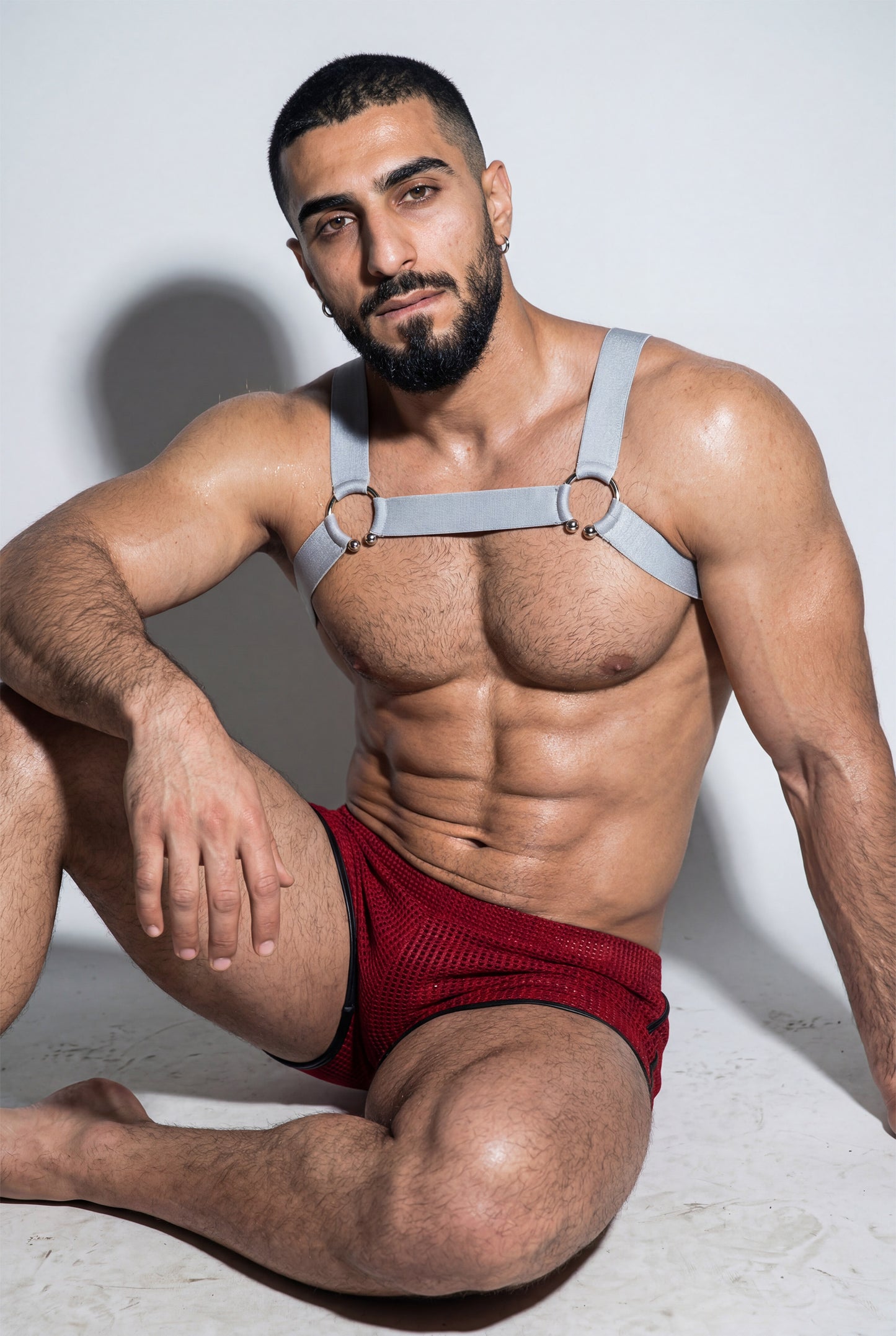 Harness & Mesh Shorts Set