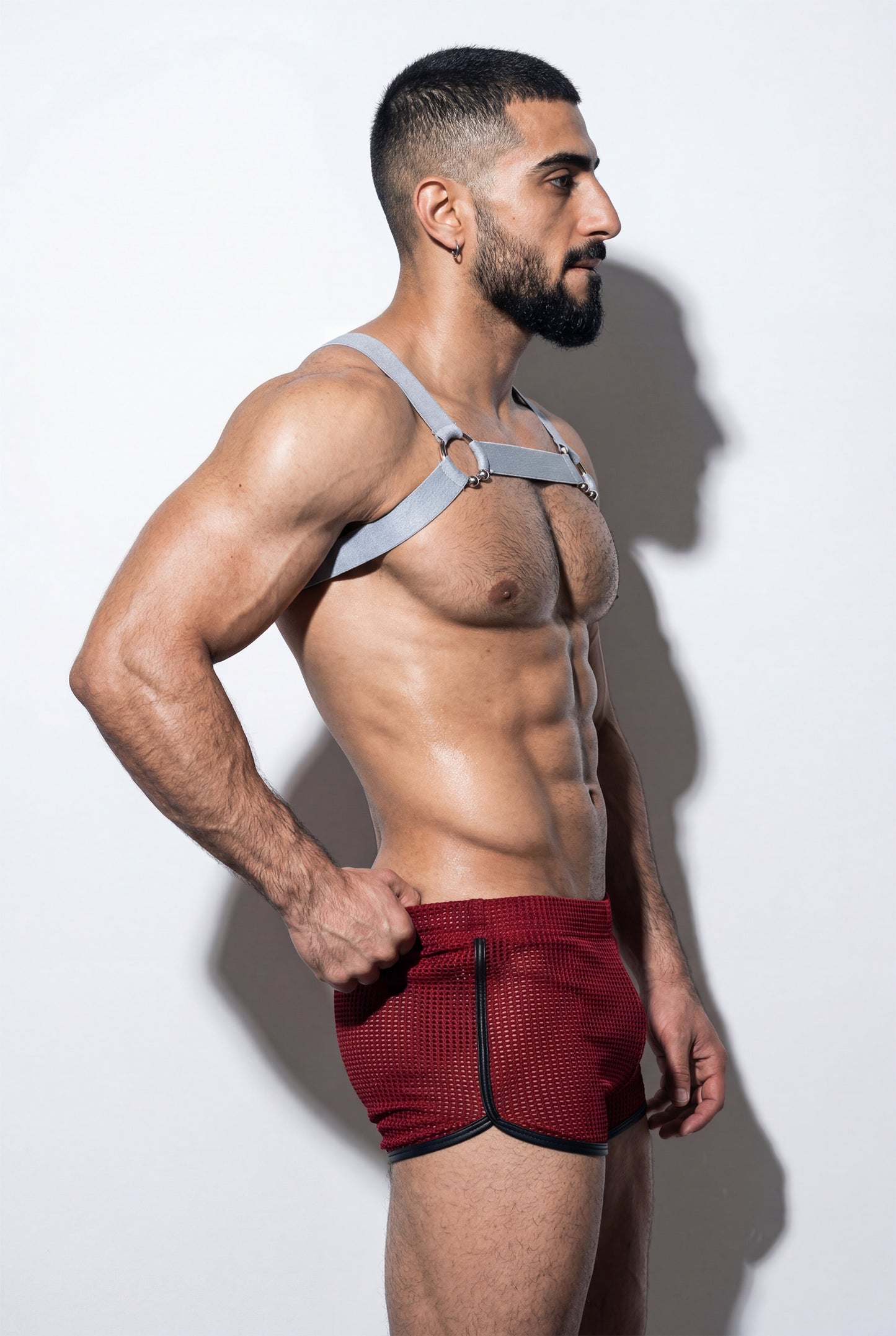 Harness & Mesh Shorts Set