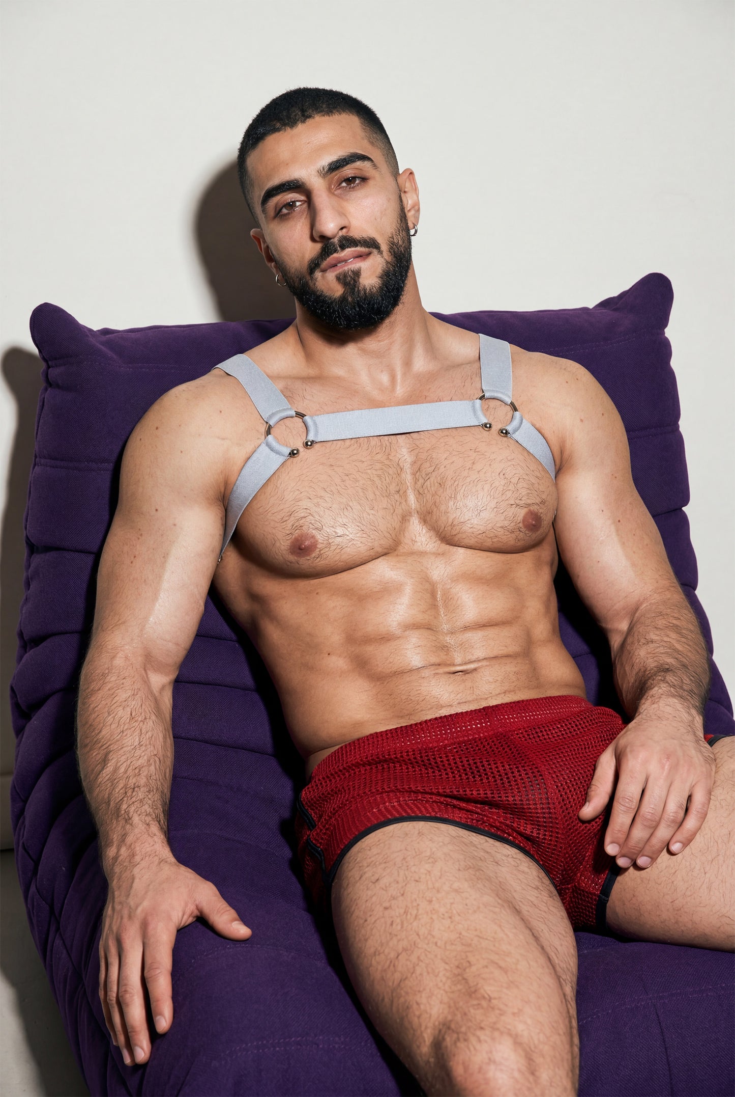 Harness & Mesh Shorts Set