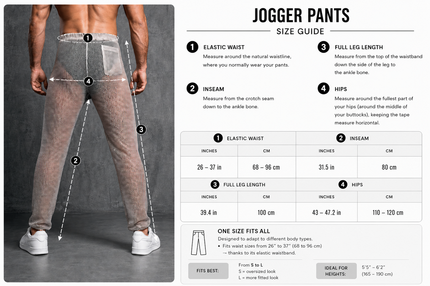 Beige Mesh Jogger Pants